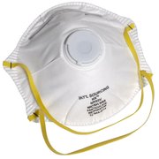 The Brush Man Particulate Dust Mask With Valve, 10PK RESPIRATOR V